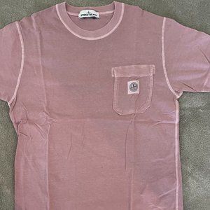 STONE ISLAND SHORT SLEEVE T-SHIRT - RED ONION